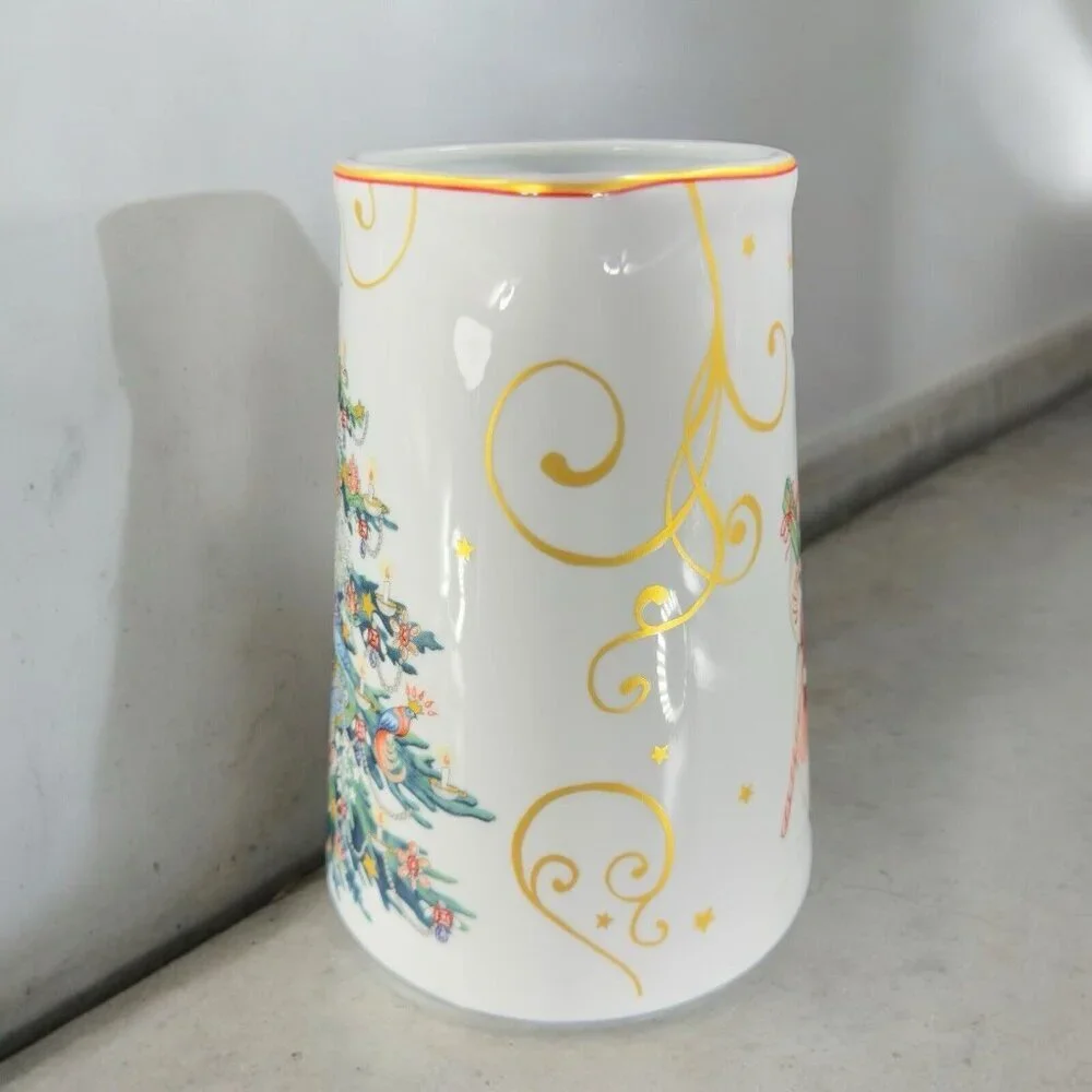 Williams Sonoma Twas The Night Before Christmas Ceramic Large Pitcher‎ Carafe